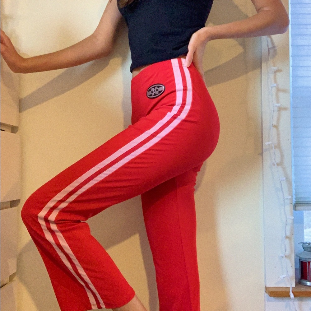 Nike Air Logo Red Stretch Pants